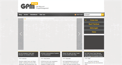Desktop Screenshot of gpm-blog.de