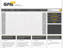 Tablet Screenshot of gpm-blog.de